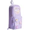 6 Pockets 3 Layers Pencil Case Cute Organizer Storage Bag Backpack Shape Cartoon Pen Box  Girls