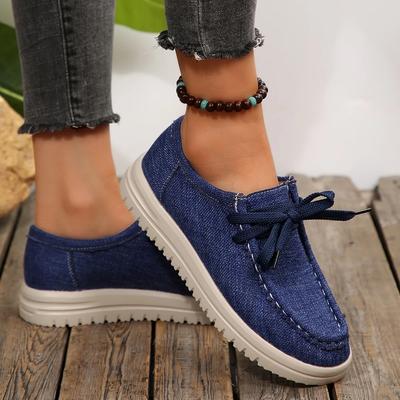 Fashionable New Comfortable Women's Shoes Spring and Autumn Round Toe Sexy Elegant Lace Up Casual Flat Shoes