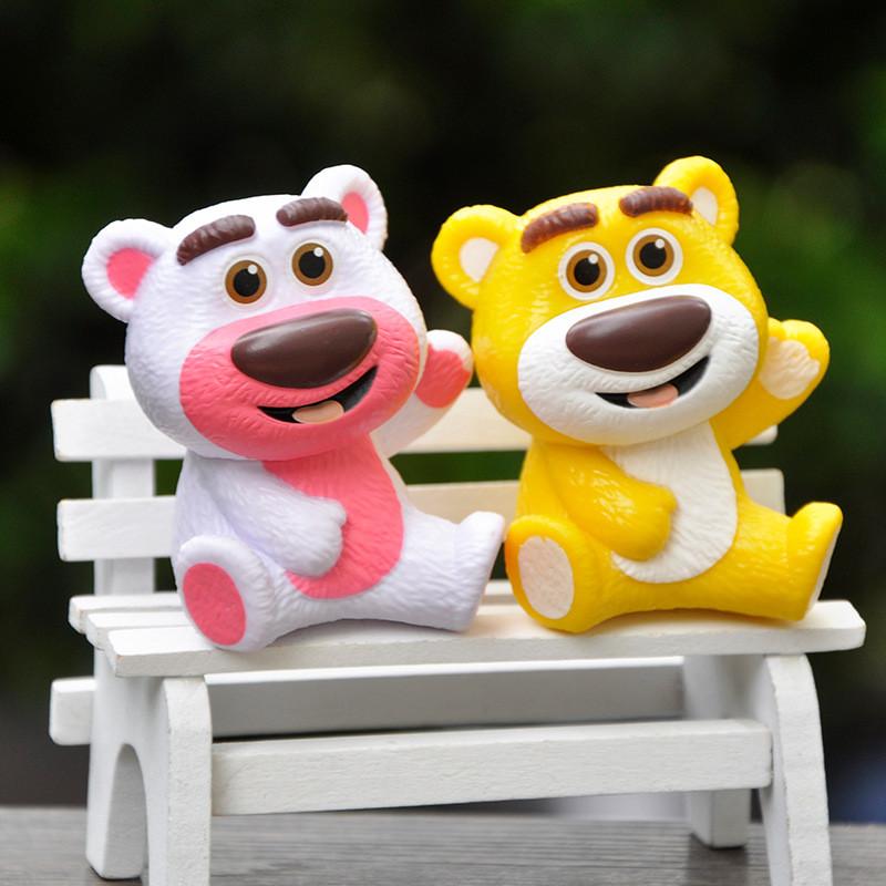 Anime Colorful Toy Story Lotso  Action Figure Model Desktop Decor Toy Kids Gift