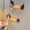Waterproof Dachshund Toothbrush Holder Wall Mounted Hanging Toothbrush Stand  Home