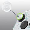 PlayVital Stellar Mecha Silicone Protective Cover for Xbox Elite Series Grip Protector with 2 Thumb Grip Caps and Mechanical White 2, Non-Slip