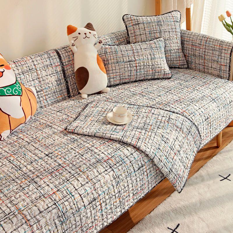 Sofa Cushion Four Seasons Universal Non-Slip Fashion Simple Nordic Sofa Cover Backrest Cushion Cover Towel