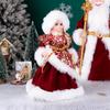 Rot-Gold Jacquard Snegurochka Weihnachtspuppe