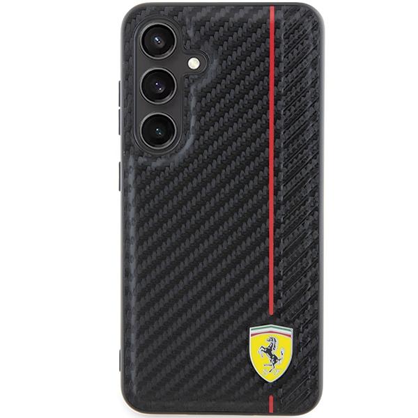 Ferrari Fehcs24Mn3Dur S24+ S926 Czarny/Black Hardcase Carbon Printed Line