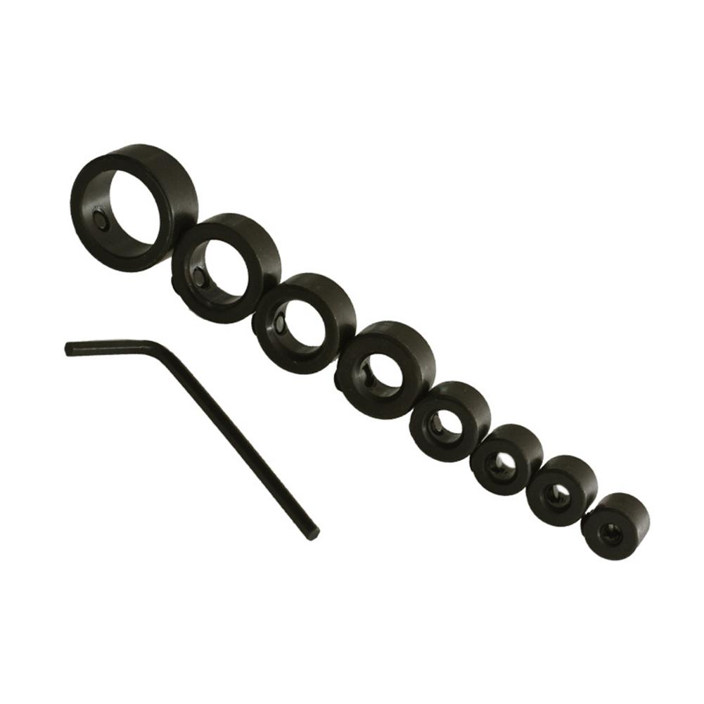 10mm Woodworking Drill Stopper Positively Locks Setscrew Type Size Variety Standard Bits Compatible Works With Standard Bits