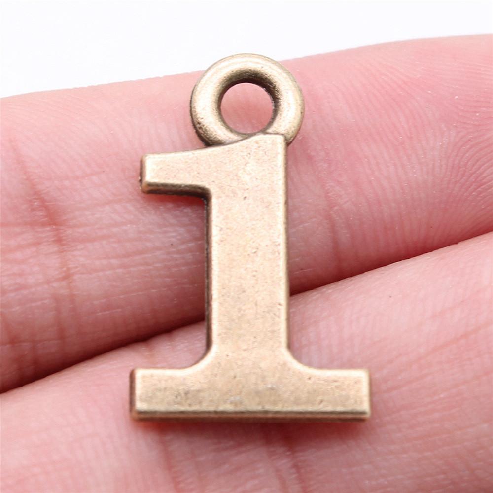 Number Tag Charms Pendant Couple Jewellery Massive Fashion For You