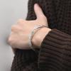 Cuff Bangle Bracelets Twisted Mobius -Runes Open Wristband Bracele Handmade Adjustable Bracelet Jewelry Ornament