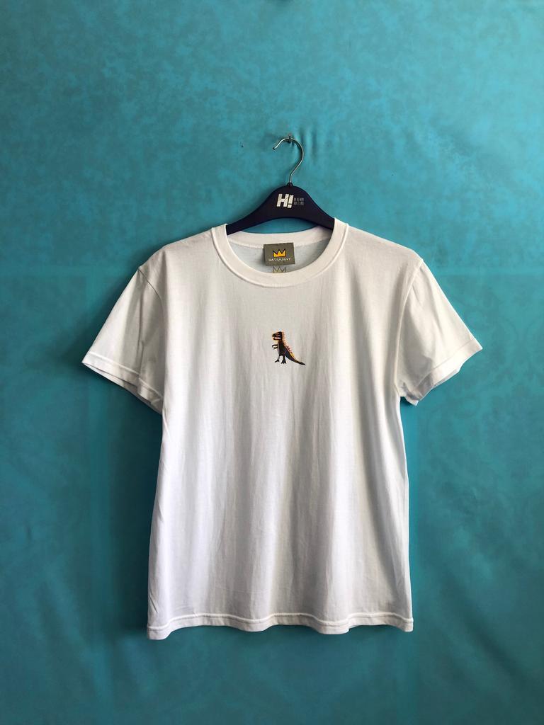 MEGARARE!!VTG jean mitchel basquiat 1997 estate galery sho art tokyo pez dispenser dinosaur free size #1457