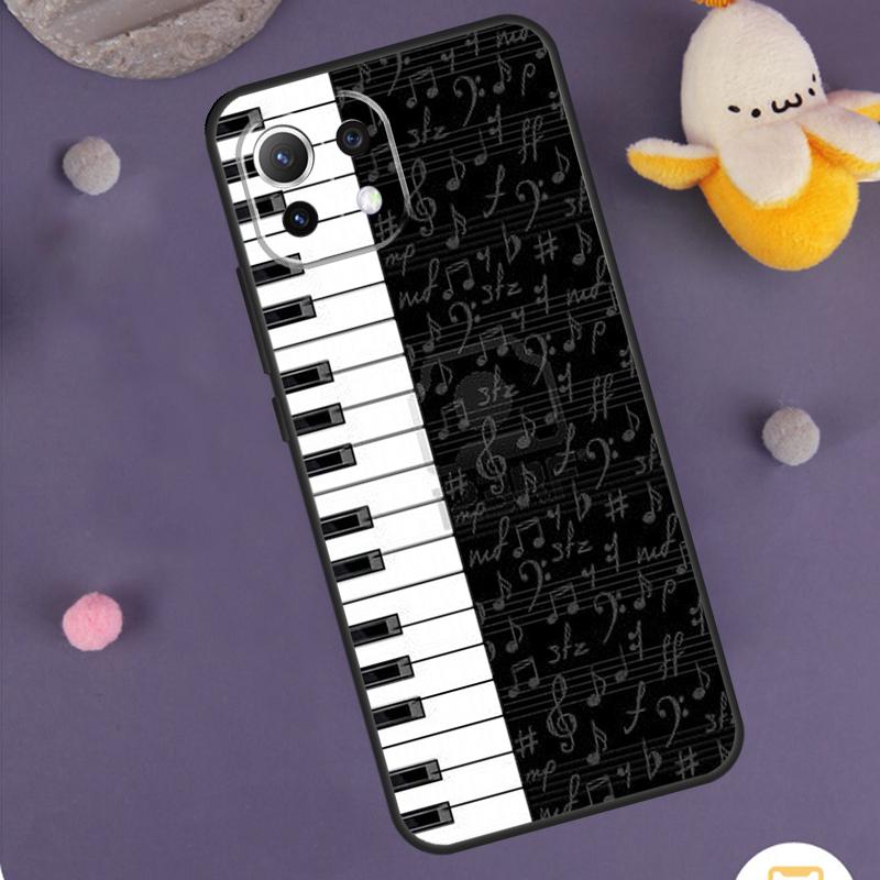 Piano Keys Musical Case For Xiaomi 15T Pro 13T 14T 14 15 Ultra 17 Pro Max POCO F8 Pro F5 F6 F7 X5 X6 X7 Cover