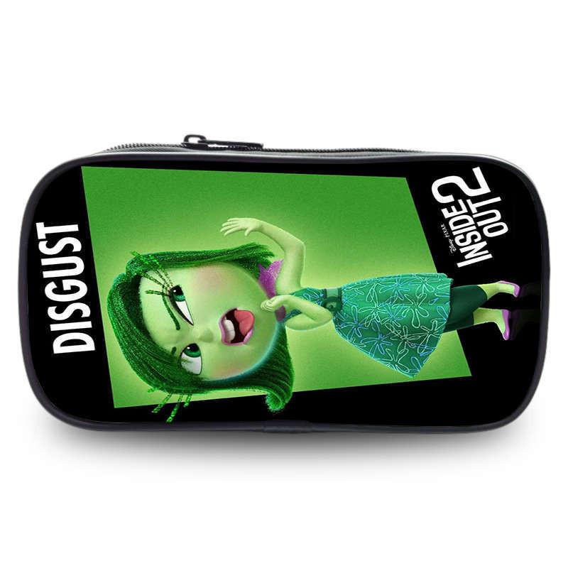 Inside Out 2 Large Capacity Pencil Case For Students Oxford Material