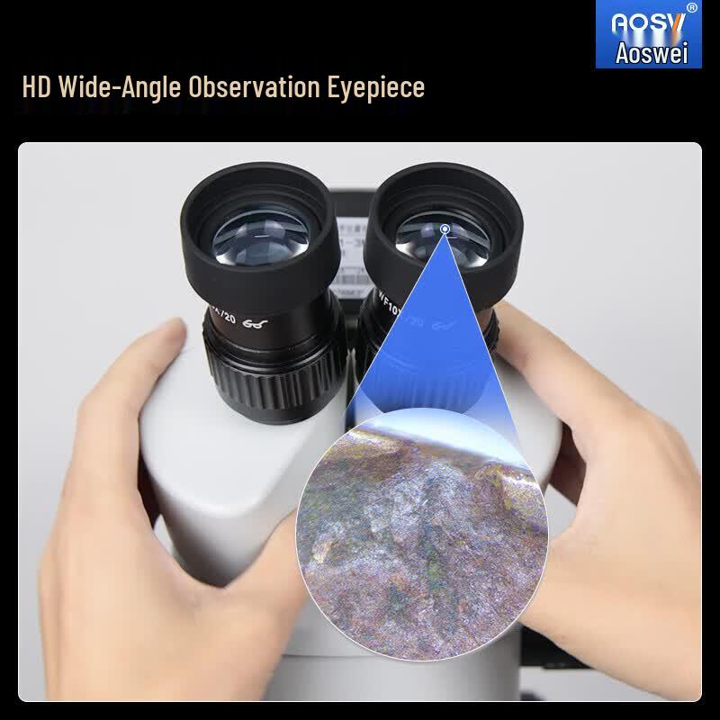 AOSVI Trinocular Stereo Zoom Microscope
