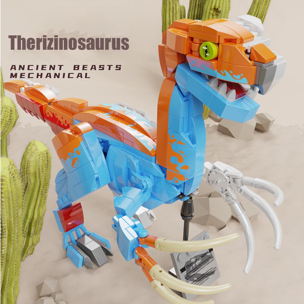 Non-Toxic 389+Pcs Dinosaurs World Building Blocks Toy Set Bricks Assembly Puzzle Model Creative Education Desk Display Gifts