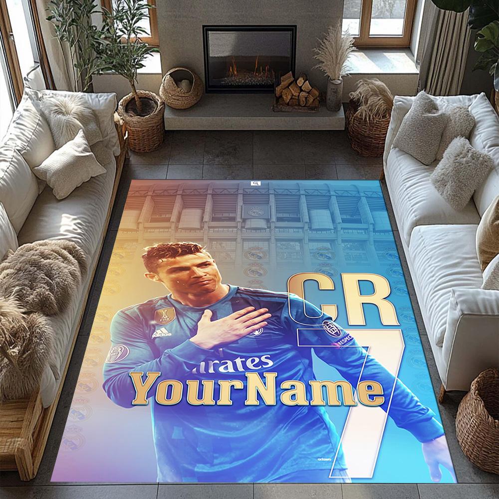 Juventus Customized Name Carpet Design for Kitchen Balcony Playrooms Entryway Anti-slip Rug Office home decor Gift for Festivals