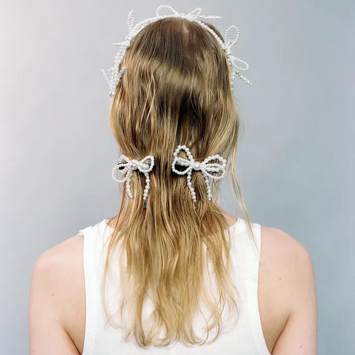 HANDICRAFT HAIR BAND_RIBBON_CREAM
