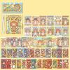 Pre-Cut Stickers Mini Dress-Up Sticker Book Cartoon Style Outfit Sticker Book  Scrapbook Decorating