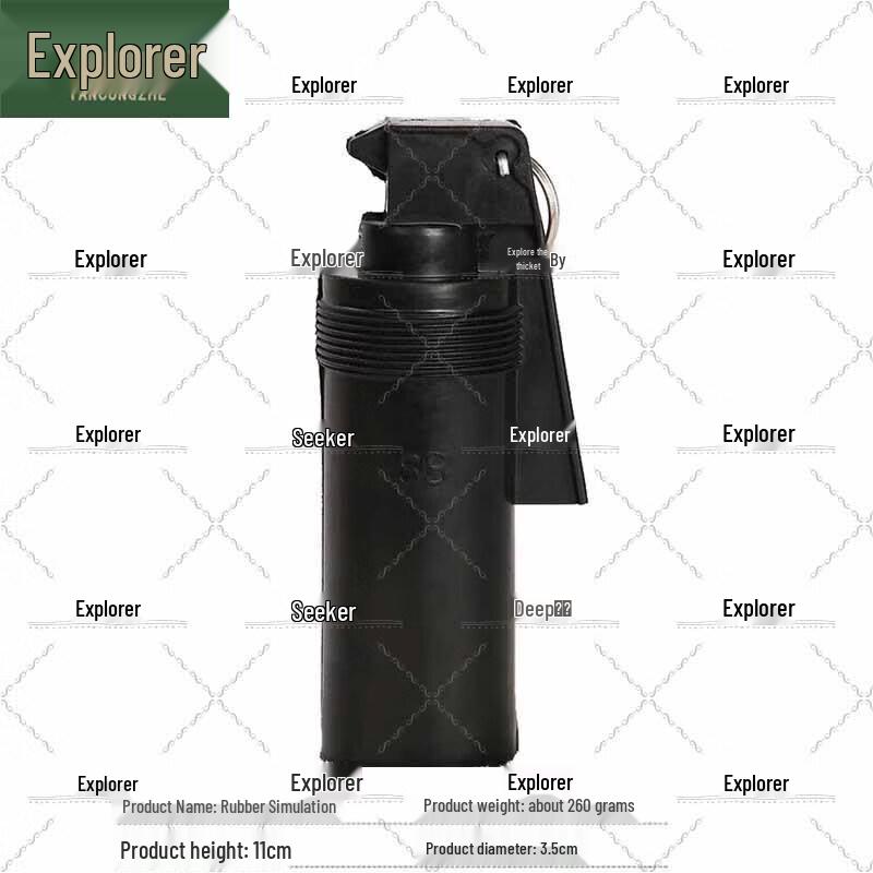 Rubber Tear-Gas Grenade Prop