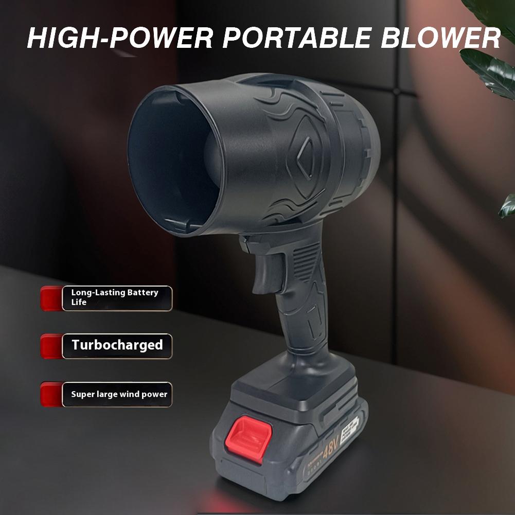 1500W Handheld Fan Air Blower 31000RPM Brushless Stepless Speed Cleanner Dust Blower Electric Violent Air Fan for Car Snow Remov