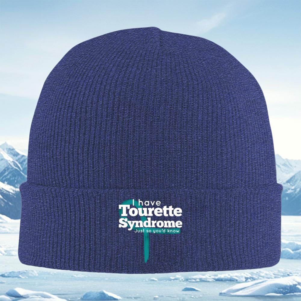 Tourette Syndrome Awareness Message Men Women Unisex Knitted Hat Beanie Pullover Cap Winter Thermal Warm Christmas Outdoor Cycli