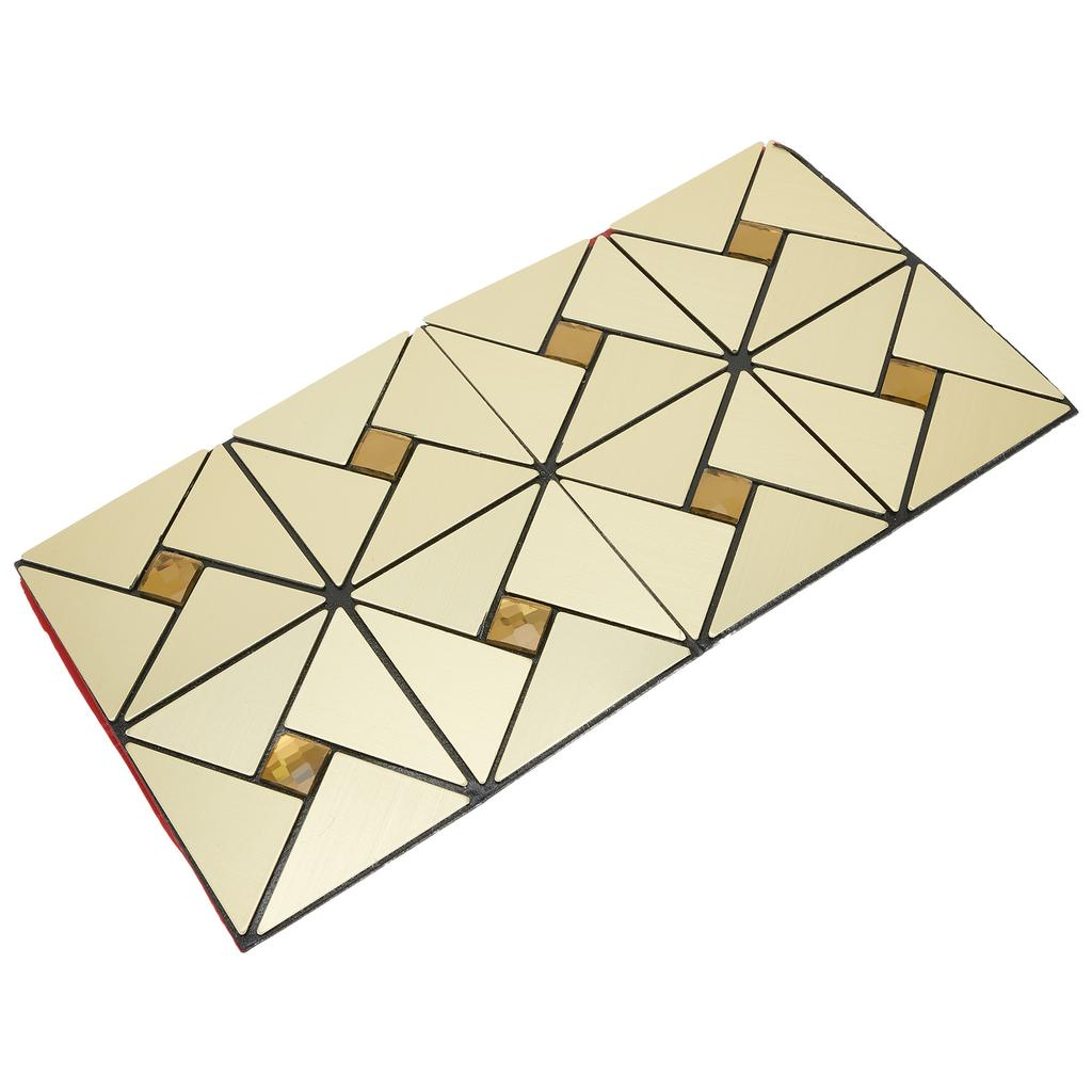 1pc 30X30cm Mosaic Aluminum Backsplash Wall Tile Peel And Stick Floor Wall Sticker Kitchen Bedroom Non-slip Wall Decals