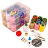 Portable Sewing Kit: High-Quality Needle & Thread Set with Storage Box for Home & Dorm Use
