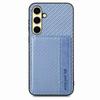 For Samsung Galaxy A26 5G Case RFID Blocking Carbon Fiber Leather Phone Back Cover with Card Holder