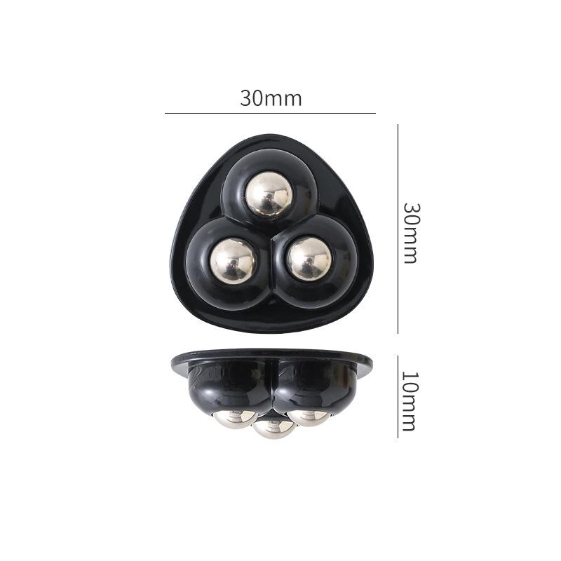 Universal Silent 360° Swivel Casters - Wear-Resistant Load-Bearing Wheel Set for Furniture