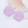 12Pcs Glitter Shell Patches Appliques DIY Crafts Sewing Supplies Headwear Hat Decor Scrapbooking
