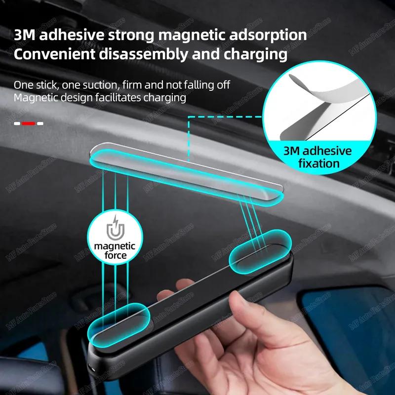 Car Trunk Sensor Light Automatic Truck Lighting Auto Ceiling Lamp USB Charging Car Dome Light LED Car Lamp For Auto Roof Luggage