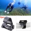 2/4pcs Silicone Snorkel Buckle Goggles Buckle Silicone Tube Buckle Plastic Clip Snorkel Mask Keeper Holder Retainer Scuba Diving