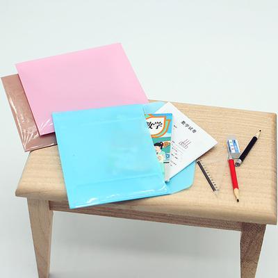 1/12 Puppenhaus Mini Aktenmappe Lehrbuchtasche Puppenhaus Schule Schreibwaren Zubehör Dekoration Puppenhaus Arbeitszimmer Zubehör