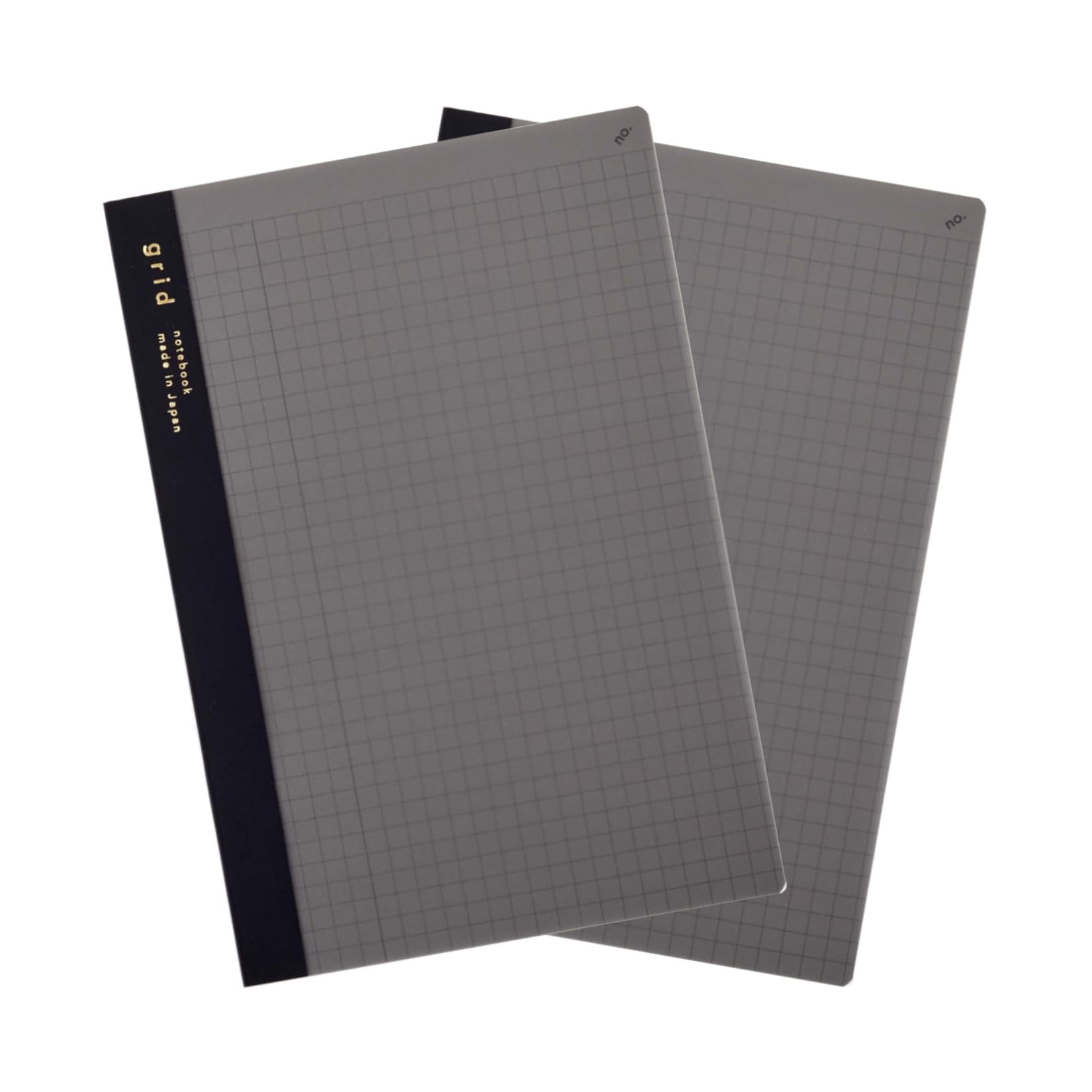 

Daigo Isshoni Notebook Number, B6, Grid, Black (Set of 2) R1743