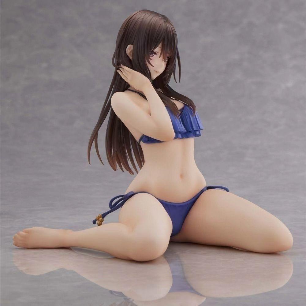 12cm Shy Girls in Love Kasane Minazumi Sexy Anime Hanikami Kanojo Wa Koi Wo Suru Action Figure Adult Model Doll Toy