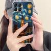Custodia per Honor X9a X9b 90 Lite X7b X8b X8a X8 Cover Morbida per Telefono Van Gogh Notte Stellata