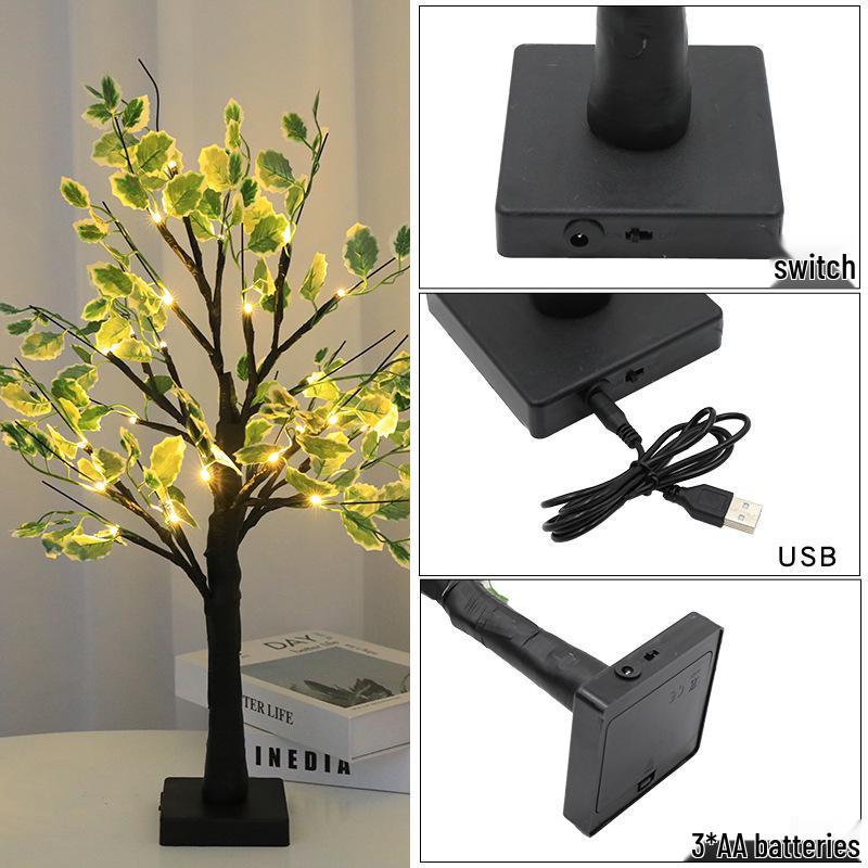 LED Christmas Tree Night Light Decoration for Holiday Parties