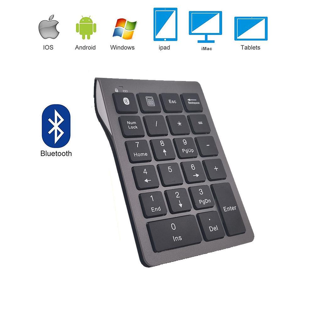 

Цифровая клавиатура Bluetooth 5.0 с проводной зарядкой и зарядкой TYPE-C, двойной режим