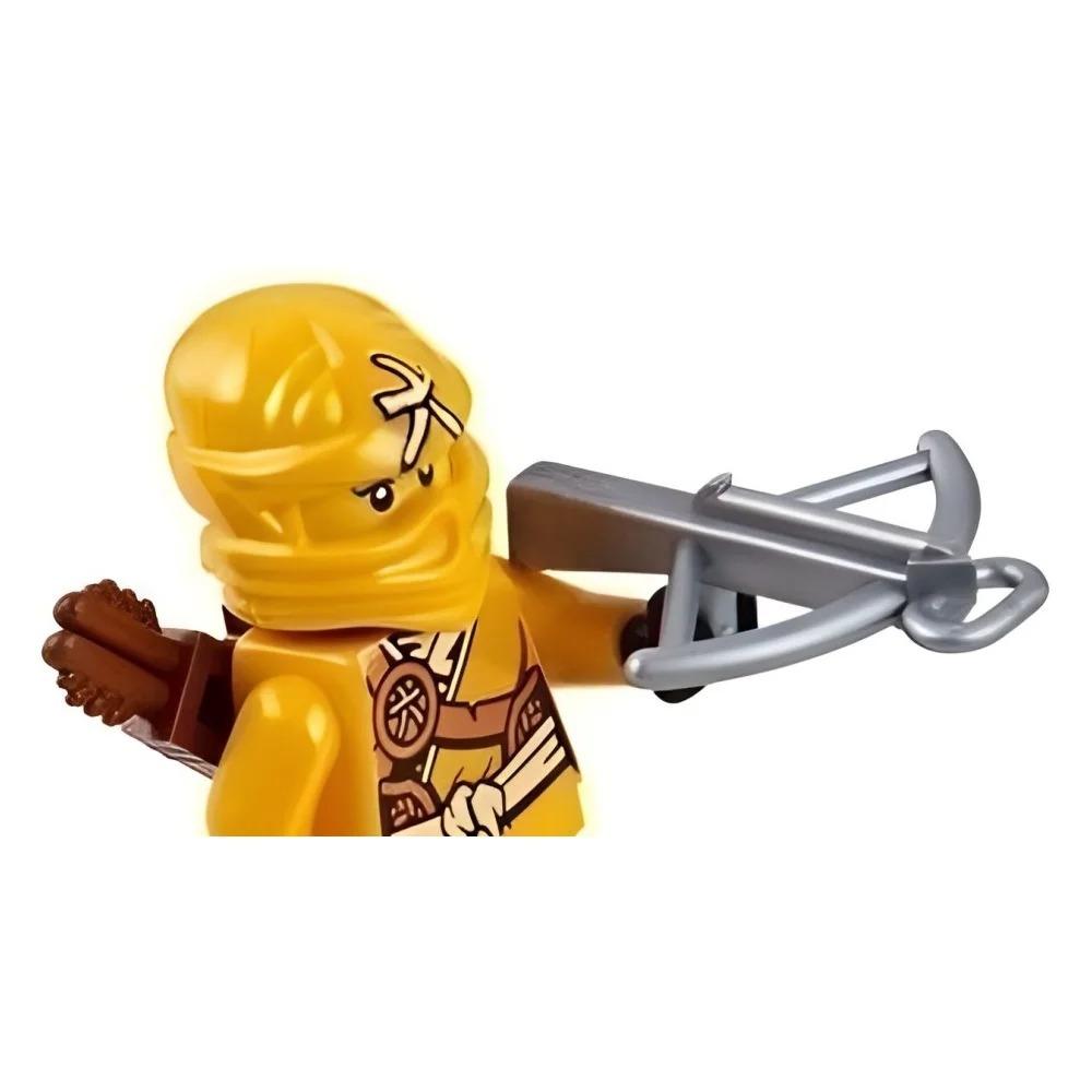 8cm Ninja Set Building Blocks Woodfire Dragons Forbidden Five Mini Action Figure Toys