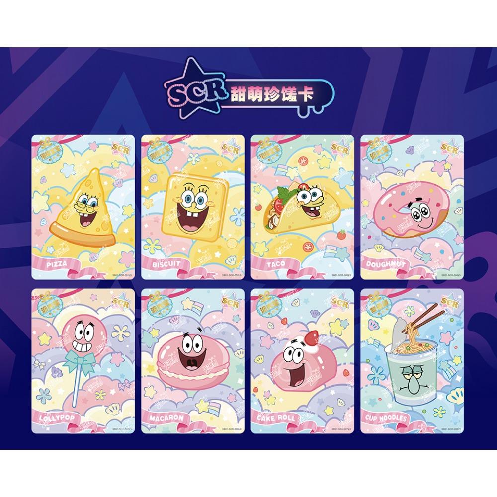 Collezione di Carte da Collezione di SpongeBob SquarePants Serie Momenti Felici Carte BP/UR Set Ufficiale di Carte Scambiabili con Personaggi per Bambini