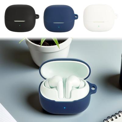 Silicone Case Forbaseus Bp1 Pro Case Solid Color Protection Earphone Cover With Hook Charging Box Case For Kids