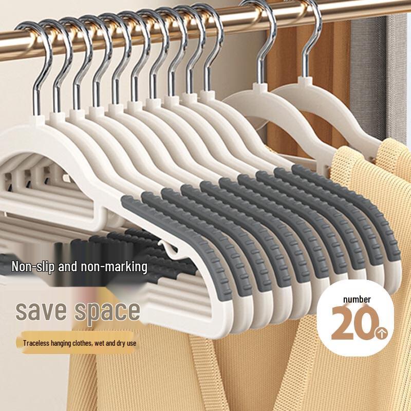 

HOUYA 42cm Non-Slip Clothes Hangers (20-Pack)