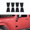 US Flag Exterior Door Hinge Cover Trim For Jeep Wrangler JK 2007-17 Accessories