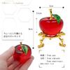 Apple Feng Entrance Feng Shui Apple Crystal Red [Rokushiki-do.jp] Ornament, Shui, Decoration, Interior, Object, Suncatcher,