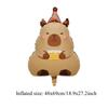 Cartoon Kawaii Capybara Theme Aluminium Film Balloon Kids Children Birthday Balloon Toy Baby Shower Globos Decoration Supplies