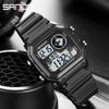 Sanda Men's Waterproof Digital Sports Watch - Luminous Square Outdoor Fashion Watch for Students