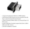 USB TYPE-E 90 Degree Adapter Chassis Front TYPE C Plugin Port For PC Motherboard