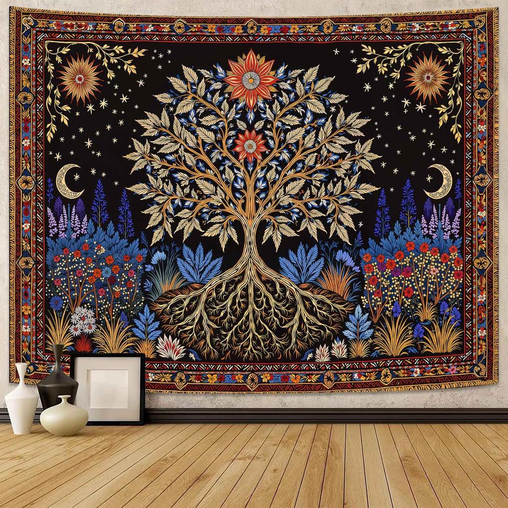 Nature Tree Tapestry Mystical Forest Tapestry for Bedroom Aesthetic Tapastry's Wall Hanging Tapestries for Living Room Dorm Tree