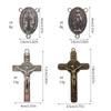 Crucifix Crucifix Pendants Catholic Charms Devotional Charm Connector Pendant DIY Necklace Bracelets Jewelry Making Cra