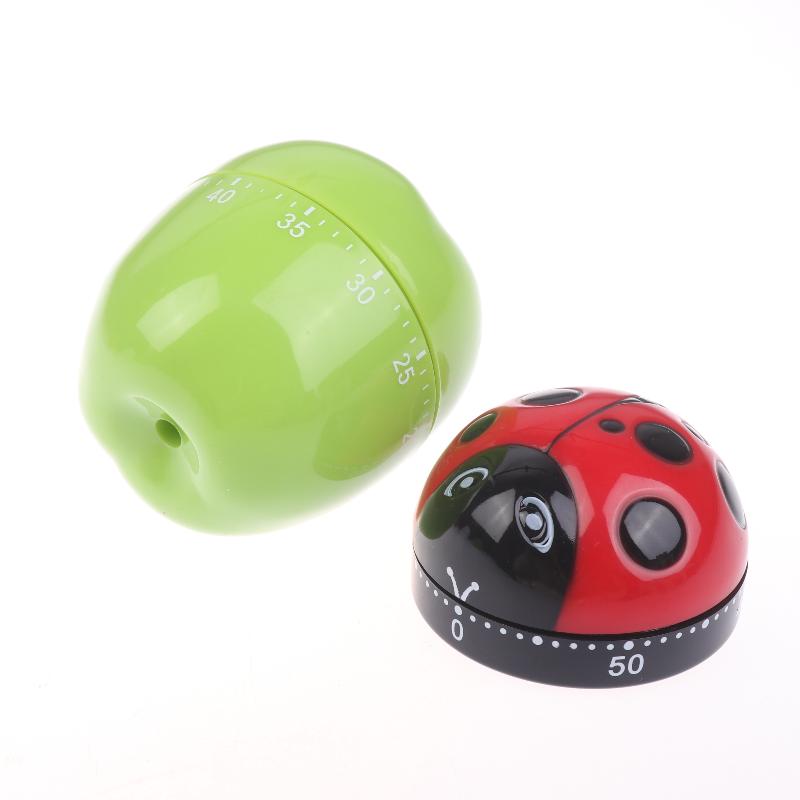 1 Pezzo Plastica Cucina Studio Promemoria Cottura Timer Non Cottura Mela Timer Meccanico Bambini Strumento Gestione Tempo Apprendimento