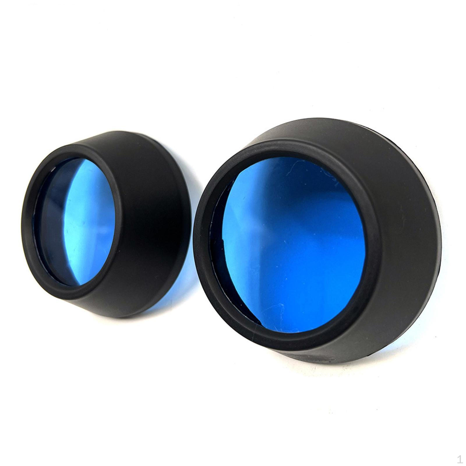 

2 Pieces Motocycle Fog Colored Indicator Cover Foglight синий