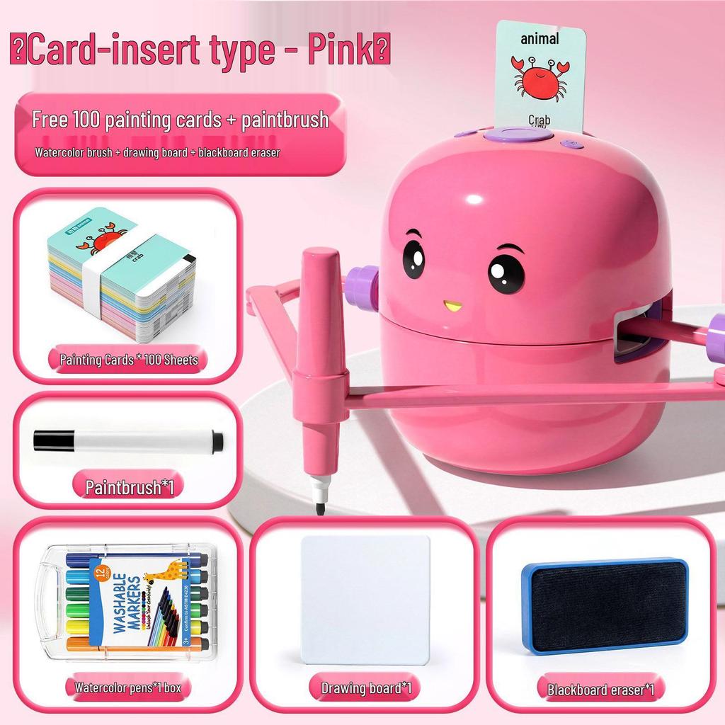 Smart Painting Robot for Kids - Interactive Education Toy with Pixel Beads