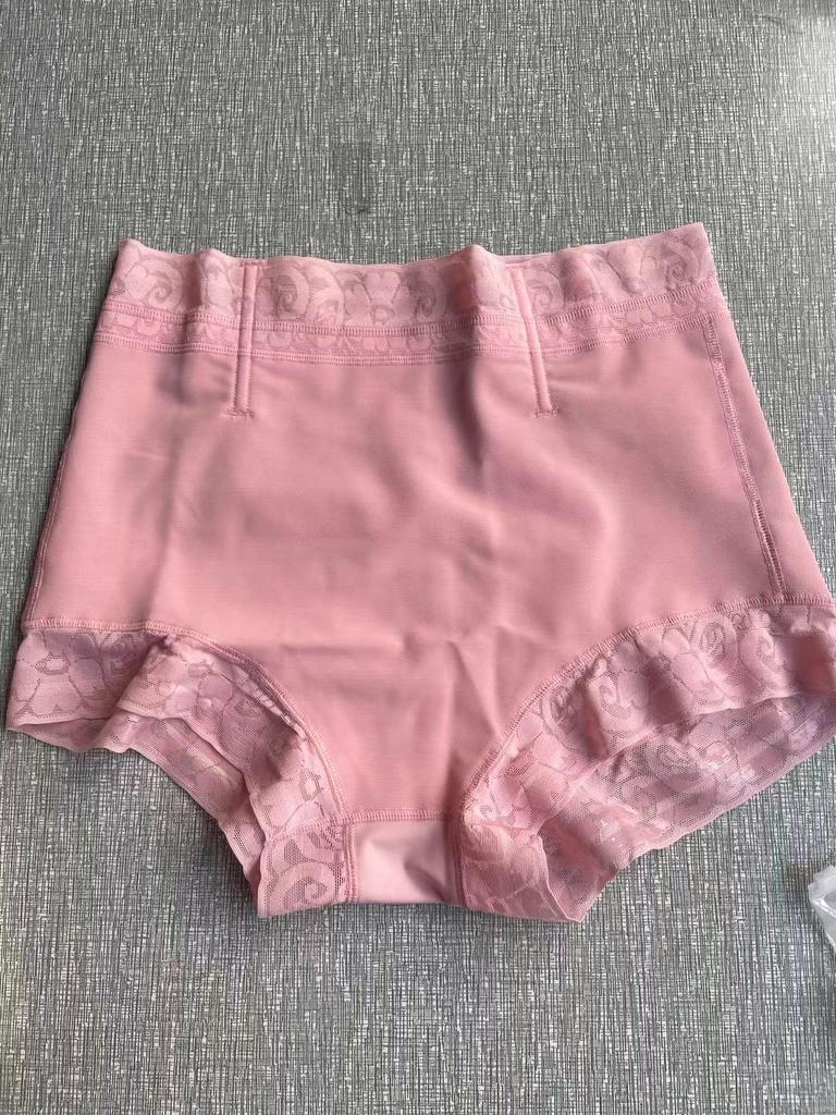 New European & American Tummy Control Anti-Slip Lace Shaping Shorts - Women's Hip Lifting Flat Leg Shorts